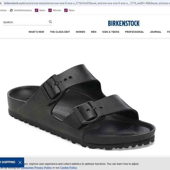 Birkenstock Shoes - NEW Birkenstocks Arizona EVA Sandals Lightweight Water Friendly 8 - 8.5 / 39 EU
